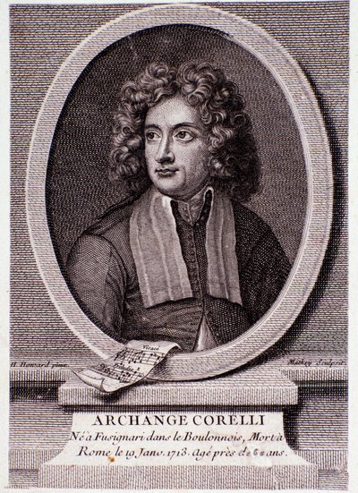 Portrait of Arcangelo Corelli (engraving) 作者 匿名匿名