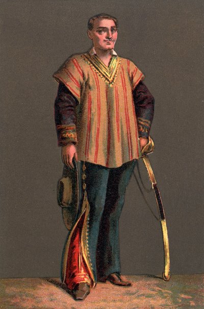 BENITO PABLO JUAREZ (1806-1872)墨西哥政治家和革命家的肖像。铬平版印刷 私人收藏 作者 匿名匿名