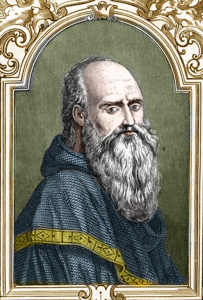 Portrait of Bernardino de Scapis called Bernardino Luini (1481-1532) Italian painter. engraving of 1859 in “” the galleries of Europe - Italy “” by armengaud. Private collection. 作者 匿名匿名