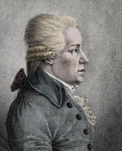 卡尔(Karl)-迪特斯-冯-迪特斯多夫(1739-1799)肖像，奥地利作曲家 - 奥古斯特-卡尔-迪特斯-冯-迪特斯多夫(1739-1799)肖像，奥地利作曲家和小提琴手 作者 匿名匿名