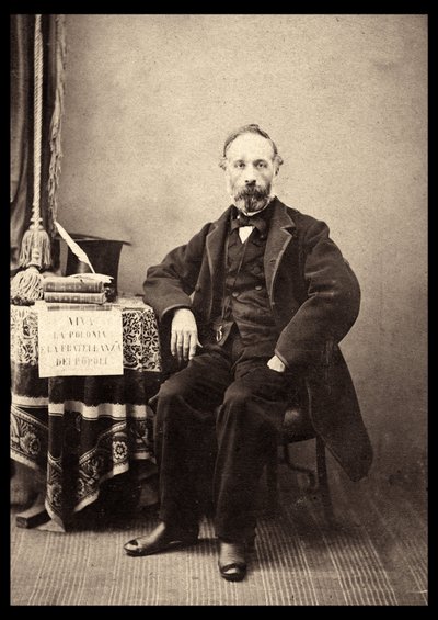 弗朗西斯科-克里斯皮（1818-1901）1863年的意大利政治家肖像。©Lee/leemage 作者 匿名匿名