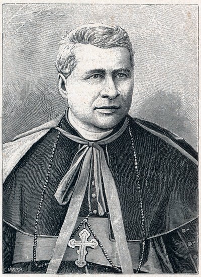 Portrait of Giovanni Simeoni (1816-1892), Italian cardinal. Engraving in “Les Missions Catholiques au XIXeme Siecle”” by Louis-Eugene (Louis Eugene) Louvet. private collection. 作者 匿名匿名