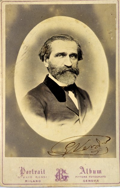 Portrait of Giuseppe Verdi (1813-1901), Italian composer. circa 1850.Privately collection.Milan 作者 匿名匿名