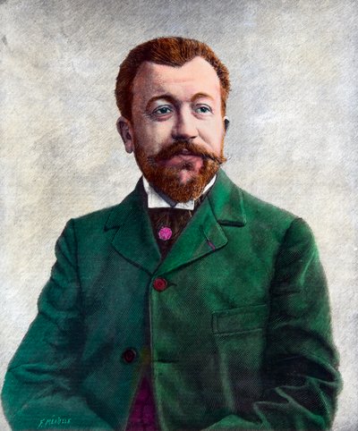 Henri Lavedan (1859-1940) 记者和剧作家的肖像，Privee Collection 作者 匿名匿名