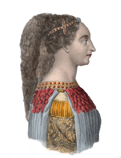 伊索塔-德利-阿蒂的肖像--意大利文艺复兴时期的女性--1433-1474年--。 作者 匿名匿名