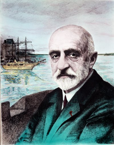 Portrait of Jean Baptiste Charcot (1867-1936), doctor, explorer of the polar zones. 20th century Private collection 作者 匿名匿名