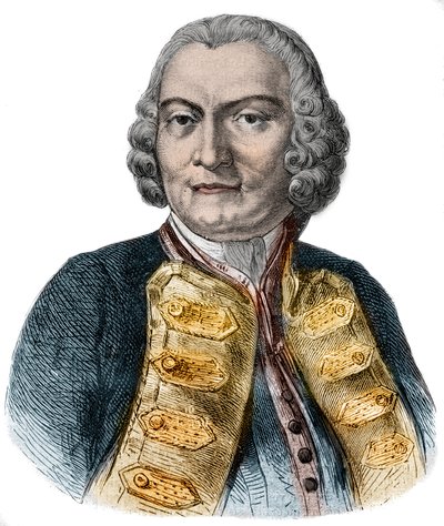 乔治-安森勋爵（1697-1762）的肖像，英国海军将领和富有的贵族，因其环球航行而闻名。 作者 匿名匿名
