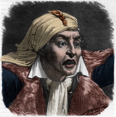 Portrait of Marat (1743-1793) - portrait of Jean-Paul (Jean Paul) Marat (1743-1793) politician, French journalist - Engraving in “Histoire des Girondins” by Alphonse de Lamartine (1790-1869) 1865-1866 - Private collection 作者 匿名匿名