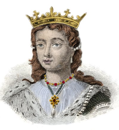 安茹的玛格丽特肖像，英国女王（1429-1482） 19世纪的雕刻。米兰人 作者 匿名匿名