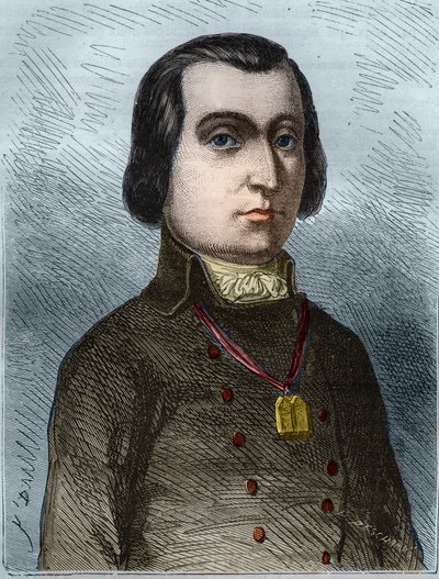 皮埃尔-约瑟夫-康邦（1756 - 1820）的肖像，他是国民大会上赫罗特的代表。雕刻于1866年的《法国革命史》，作者是阿道夫-蒂埃。私人收藏。 作者 匿名匿名