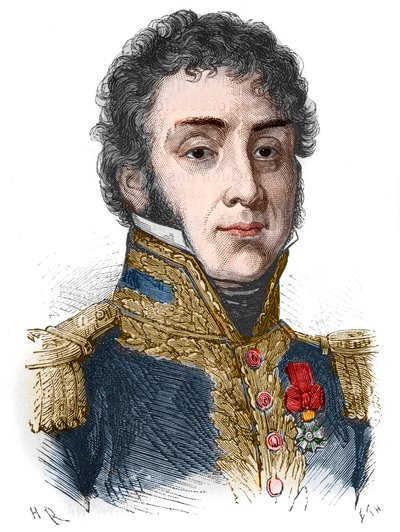 Portrait of Remy Joseph Isidore Exelmans (or Exelmans), Marechal et Pair de France (1775 - 1852) - in “” L
