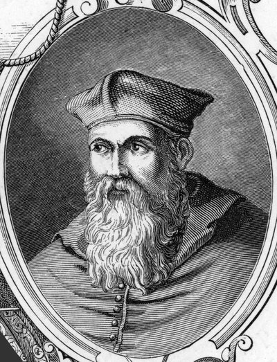 塞巴斯蒂亚诺-卢西亚尼（Sebastiano Luciani），又名塞巴斯蒂亚诺-德尔-皮翁博（Sebastiano del Piombo）（1485-1547）意大利画家的画像。1859年Armandaud在 "欧洲的画廊-意大利 "中的雕刻。私人收藏。 作者 匿名匿名