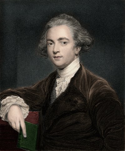 英国语言学家威廉-琼斯爵士（1746-1794）的肖像 - 威廉-琼斯爵士 1746-1794 - 英国语言学家 作者 匿名匿名