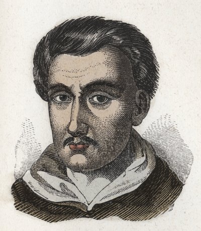 Tommaso Campanella（1568-1639），多米尼加修士和哲学家的肖像。 雕刻。 私人收藏 作者 匿名匿名
