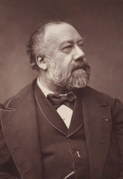 Portrait of the Chansonnier Gustave Nadaud (1820-1893), Anonymous . Albumin Photo. Private Collection 作者 匿名匿名