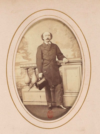 作曲家路易吉-阿迪提（1822-1903）的肖像，匿名。Albumin照片。私人收藏 作者 匿名匿名