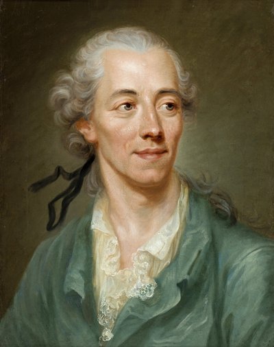 诗人约翰·乔治·雅各比 (Johann Georg Jacobi) 的肖像 (1740-1814) - 匿名 - 私人收藏 - 布面油画 - 约 1775 年 作者 匿名匿名