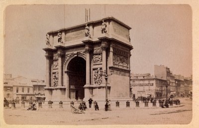 The city of Marseille and its surroundings around 1885 -1890: the Arc de Triomphe, Private Collection 作者 匿名匿名