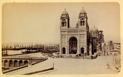 The city of Marseille and its surroundings around 1885 -1890: the cathedrale under construction, Private collection 作者 匿名匿名