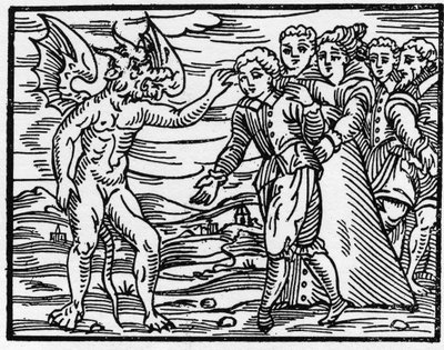 魔爪的印记--"Compendium Maleficarum"，涉及女巫、她们的邪恶和她们的财团，作者Francesco Maria Guazzo或Guaccio或Guaccius (15?-16?)1608年私人收藏 作者 匿名匿名