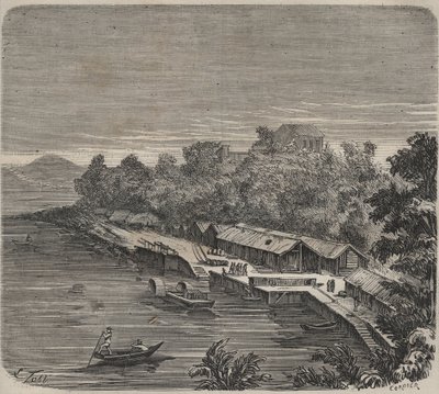 19 世纪卡宴（法属圭亚那）的忏悔者 Saint-Laurent。 皮埃尔·扎科内（1817-1895 年）在“罪犯从被创造到现在的历史”（1877 年）中雕刻（科洛尼亚佩纳勒 - 流放地） 作者 匿名匿名