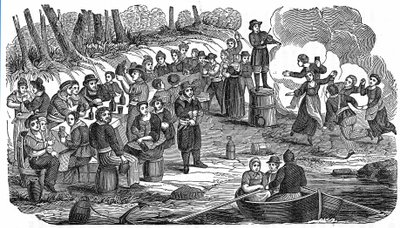 The pirate feast: the crew of Edward Teach dit Barbenoire (Blackbeard or Blackbeard 作者 匿名匿名
