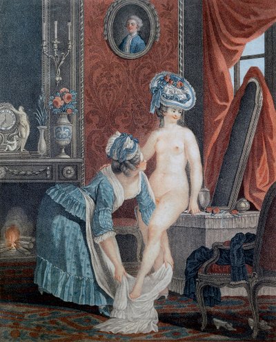 The toilet by Louis Marin Bonnet (1736 - 1793). 作者 匿名匿名