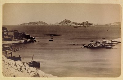 1885-1890年左右的马赛镇及其周边地区：伊夫城堡和岛屿，私人收藏 作者 匿名匿名