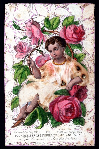 To meritate the flowers of the garden of Jesus you must accept the thorns of them. Debut 20th century. Private Collection 作者 匿名匿名