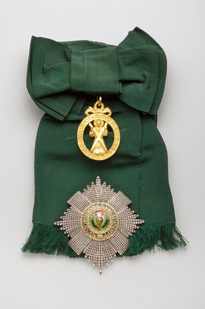 United Kingdom - Order of the Thistle - Top: Badge, prescription model, made by John James Eddington (London) 作者 匿名匿名