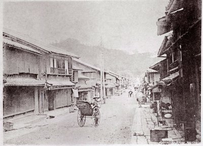View of a village street in China Photograph of the beginning of the 20th century - Private collection 作者 匿名匿名
