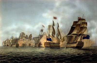 1797年2月14日圣文森特角之战的景象 1798年的雕刻品 作者 匿名匿名