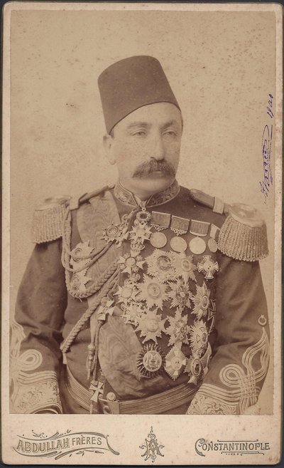 苏丹阿卜杜勒哈米德二世（Abd ul Hamid, Abd-ul-Hamid, Abdulhemit, Abdul Hamid, Abdul-Hamid, Abd al Hamid, Abd al-Hamid）（1842-1918）肖像 - 苏丹阿卜杜勒哈米德二世（1842-1918），奥斯曼帝国的皇帝，忠实的哈里发，匿名。照片 作者 匿名匿名