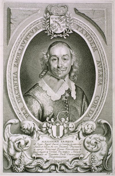 Alexander Erskein（d.1656）来自“光辉人物肖像”，由Cornelis Galle雕刻，出版于1706年 作者 安塞尔姆斯·范·赫勒