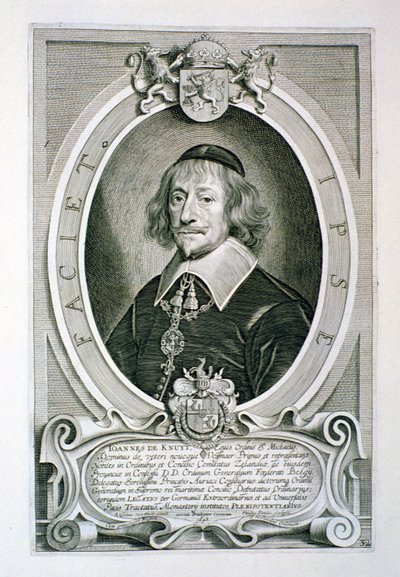 Johann van Knuyt（1587-1654）来自&39;杰出人物肖像&39;，由Paulus Pontius（1603-58）镌刻，1706年出版 作者 安塞尔姆斯·范·赫勒