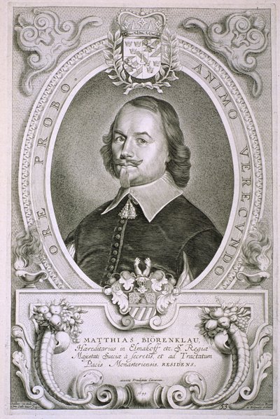 Matthias Mylonius Biorenklou（1607-71）来自“杰出人物肖像”，1706年出版 作者 安塞尔姆斯·范·赫勒