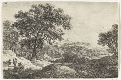 有村庄的丘陵景观
风景（系列名称） 作者 安东尼滑铁卢
