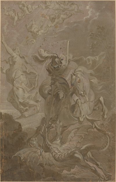圣乔治和龙 作者 安东尼·萨拉莱特（Anthonis Sallaert）
