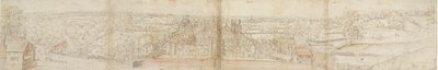 从南面看奥特兰兹宫，1559年。背面：里士满宫和奥特兰斯的屋顶，1559年 作者 安东尼·范·登·温加德