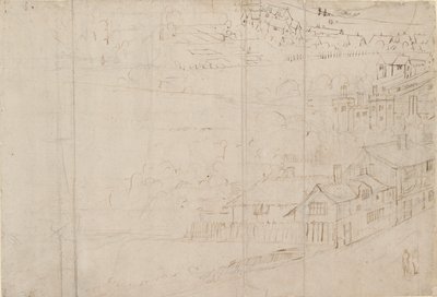 从南华克看到的伦敦全景：班克赛德，1554年 作者 安东尼·范·登·温加德