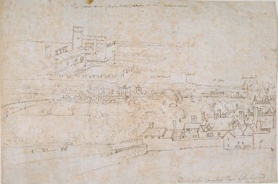 汉普顿宫、里士满和周围乡村的研究单张，约1560年代。 作者 安东尼·范·登·温加德