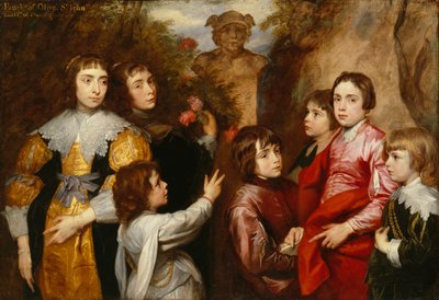 家庭小组，163435 作者 Anthony van Dyck