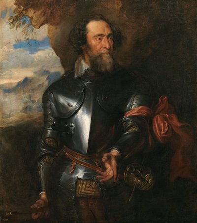 亨德里克·范登伯格伯爵，约1630年（布面油画） 作者 Anthony van Dyck