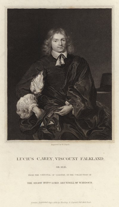 Lucus Carey，子爵福克兰，1643年 作者 安东尼·范·戴克