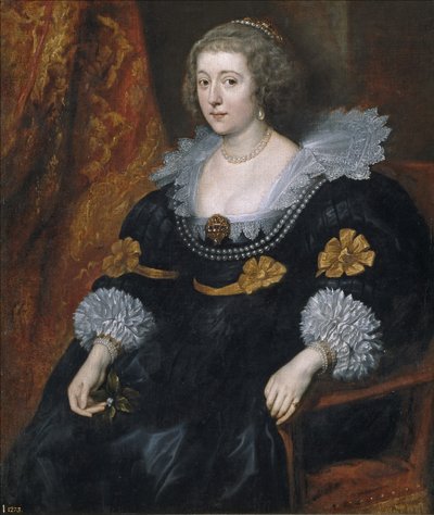 Solms-Braunfels阿玛利亚的画像1602-1675年 作者 安东尼·范·戴克