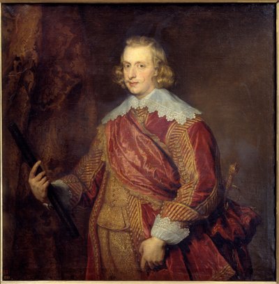 奥地利红衣主教婴儿费迪南德的肖像（1609-1641）安东·范·戴克（Anton Van Dyck）（1599-1641）的绘画（ec.flam.）太阳 1,07x1,06 米马德里，普拉多博物馆 作者 Anthony van Dyck