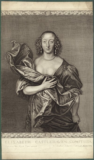 伊丽莎白的肖像，Castlehaven的伯爵夫人 作者 Anthony van Dyck