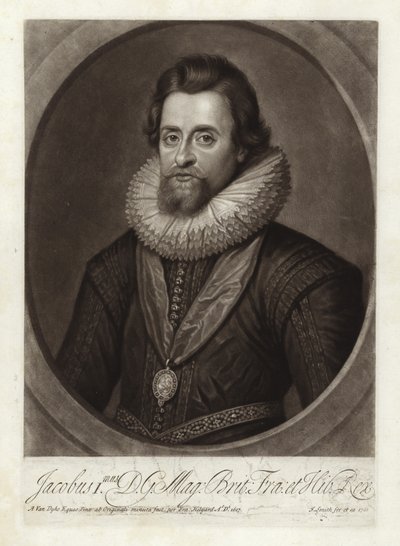 詹姆斯一世国王的肖像 作者 Anthony van Dyck