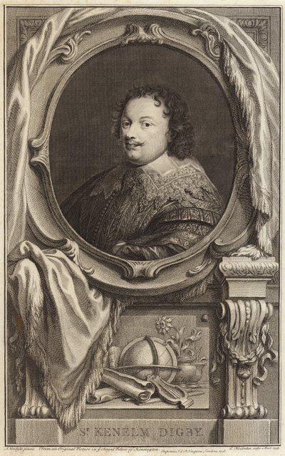 Kenelm Digby先生的肖像 作者 Anthony van Dyck