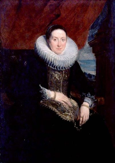一个女人的肖像（另见124365） 作者 Anthony van Dyck